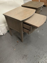 Load image into Gallery viewer, Set of 2 WINCHCOMBE SMOKED OAK
Winchcombe Smoked Oak 2 Drawer Bedside Table Quality Furniture Clearance Ltd
