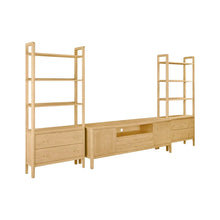 Load image into Gallery viewer, BERKELEY NORDIC OAK
Extra Large TV Unit 75&quot; Quality Furniture Clearance Ltd
