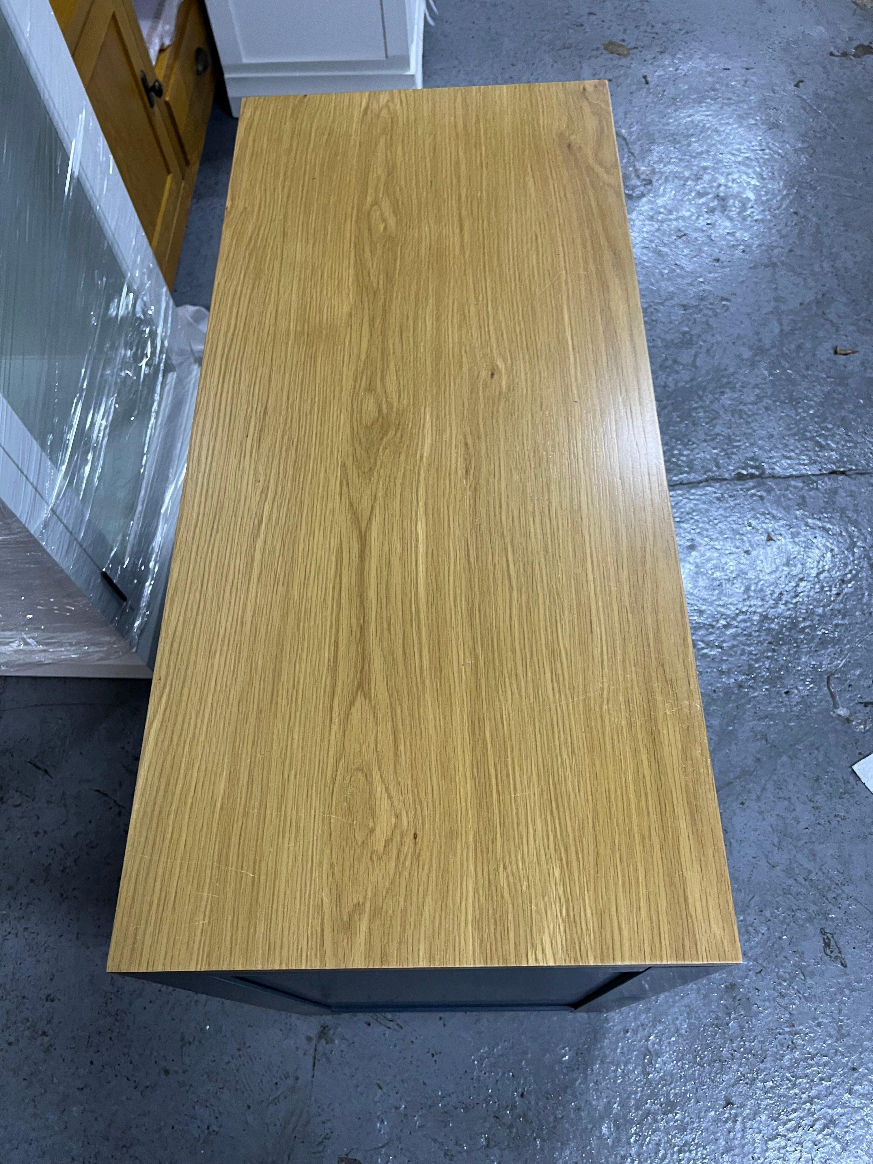 Chalford Inky Blue Cupboard Quality Furniture Clearance Ltd