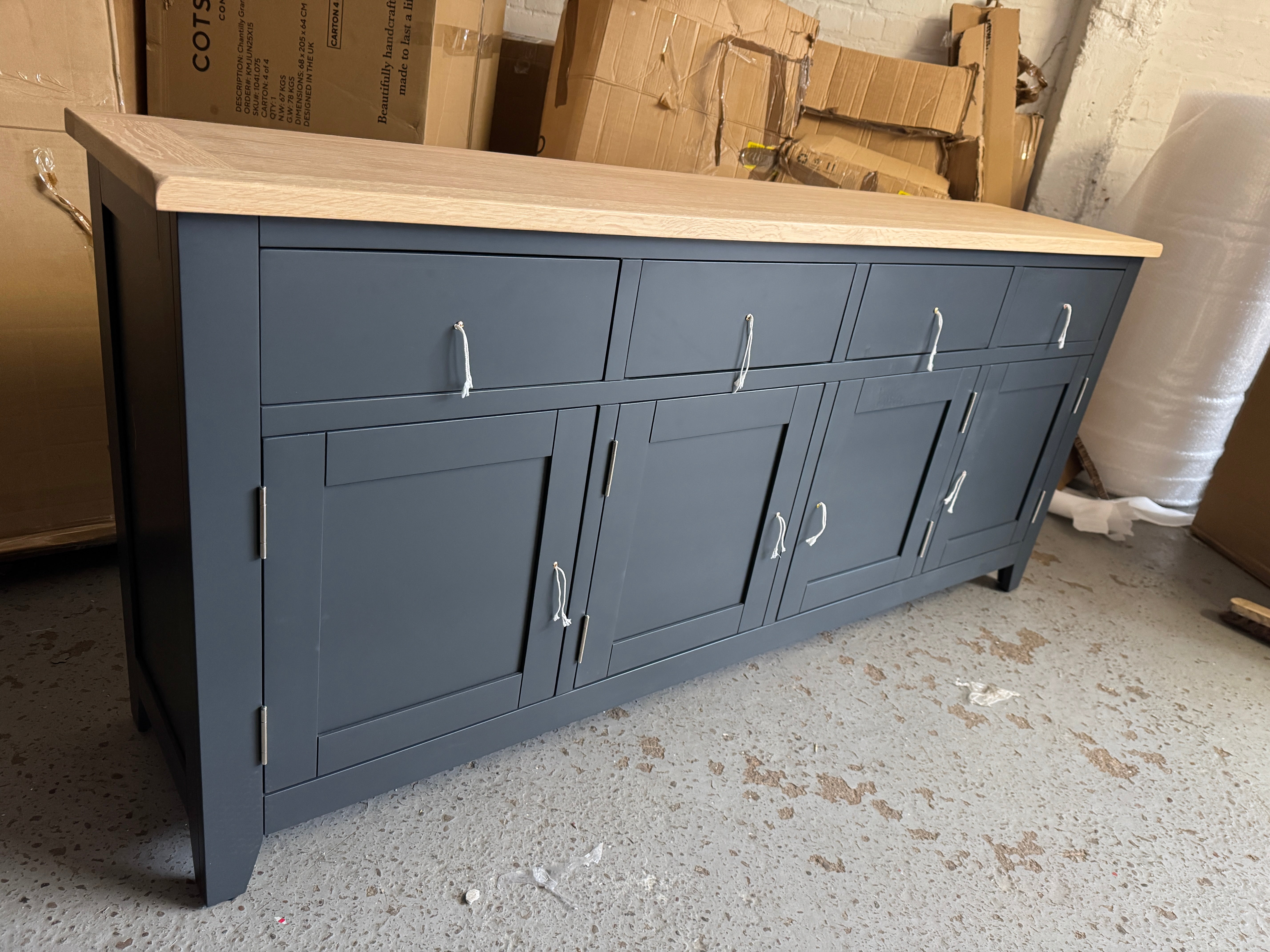 CHESTER CHARCOAL
Extra Large Sideboard Quality Furniture Clearance Ltd