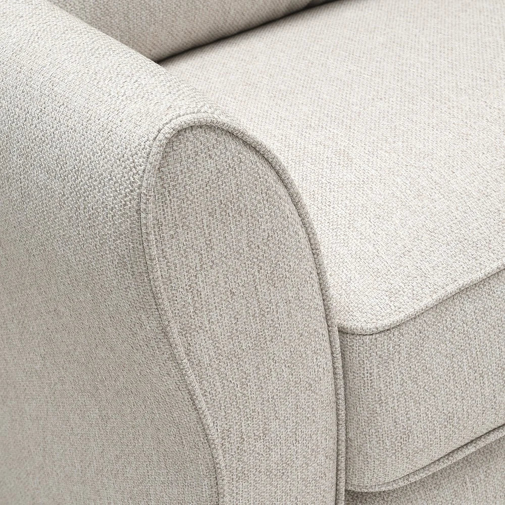 Fletcher - Sofa Bed Large 2 Seater - Natural - House Weave Quality Furniture Clearance Ltd