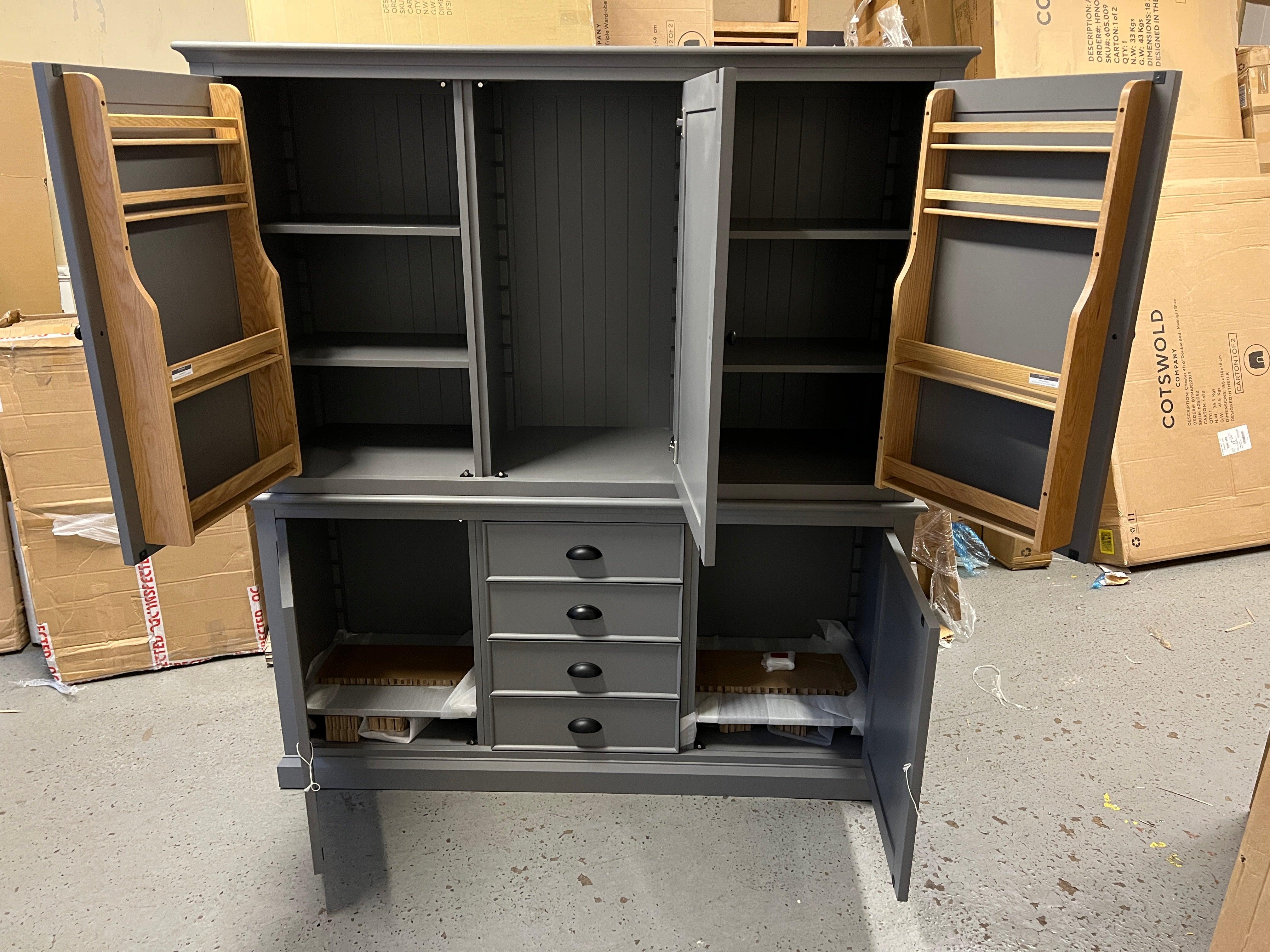 STOW FLINT GREY
Grand Triple Larder Quality Furniture Clearance Ltd