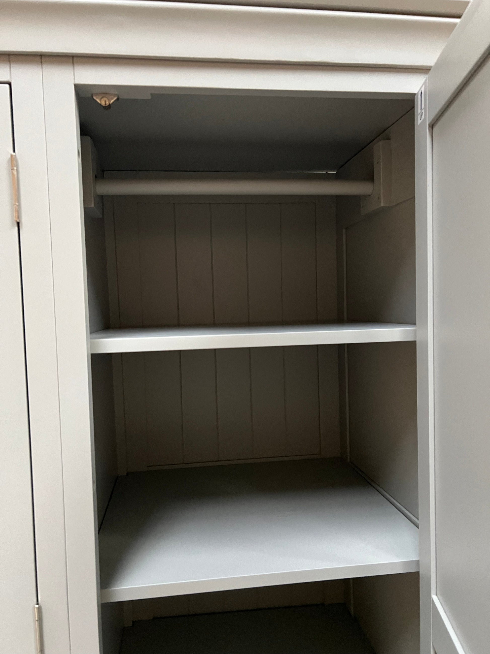 Chantilly Pebble Grey Triple Wardrobe furniture delivered