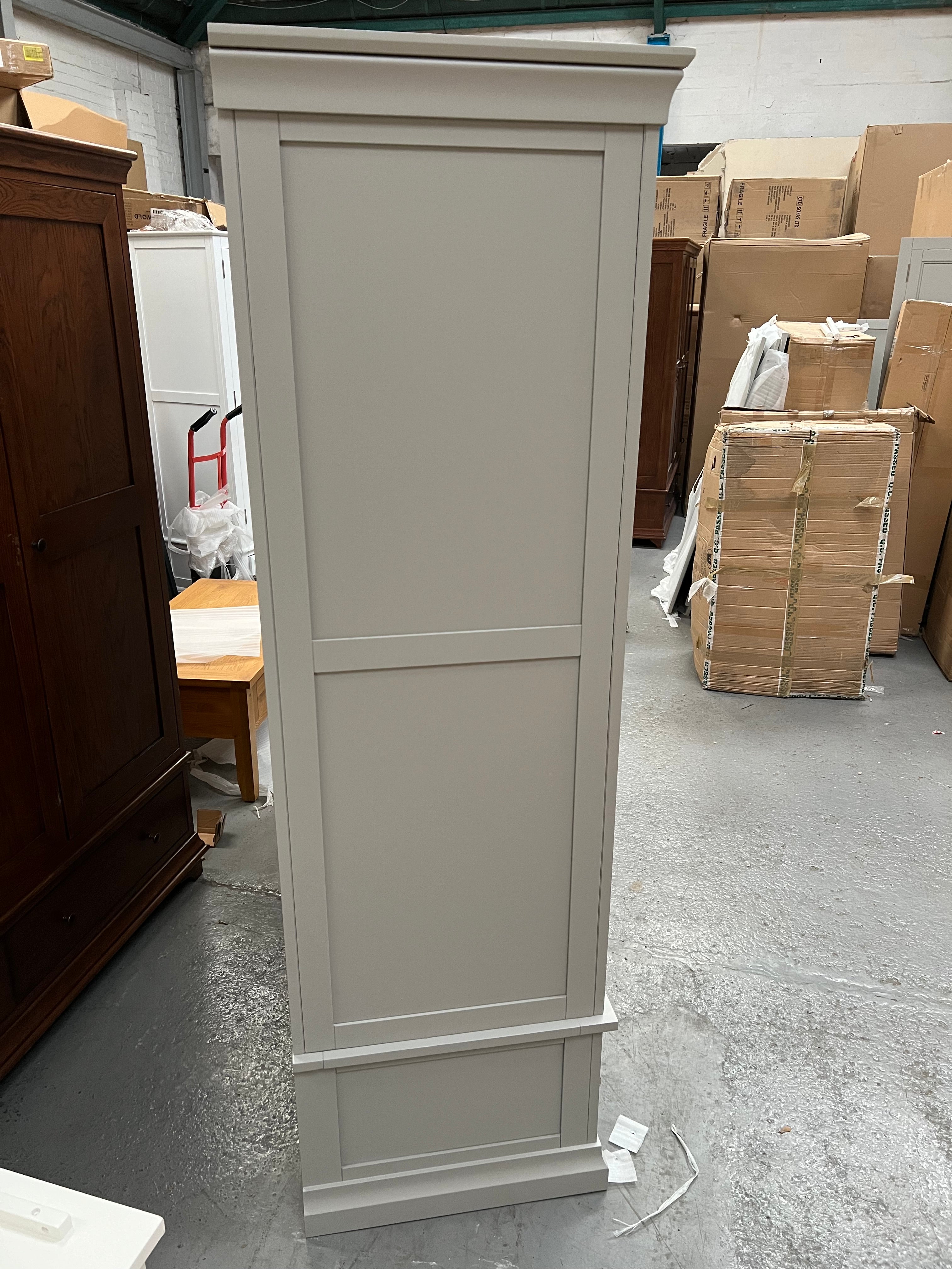 Chantilly Pebble Grey Triple Wardrobe furniture delivered