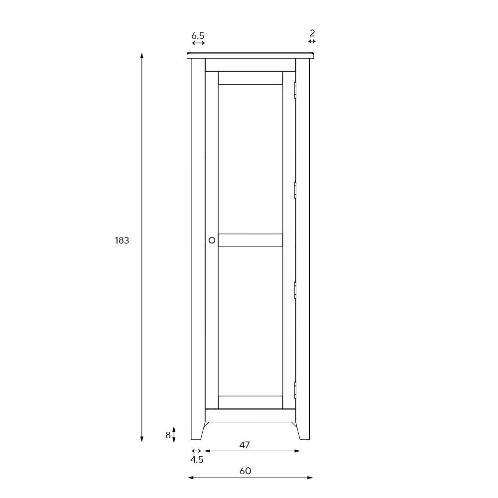 Chester Dove Grey Shaker Cupboard furniture delivered