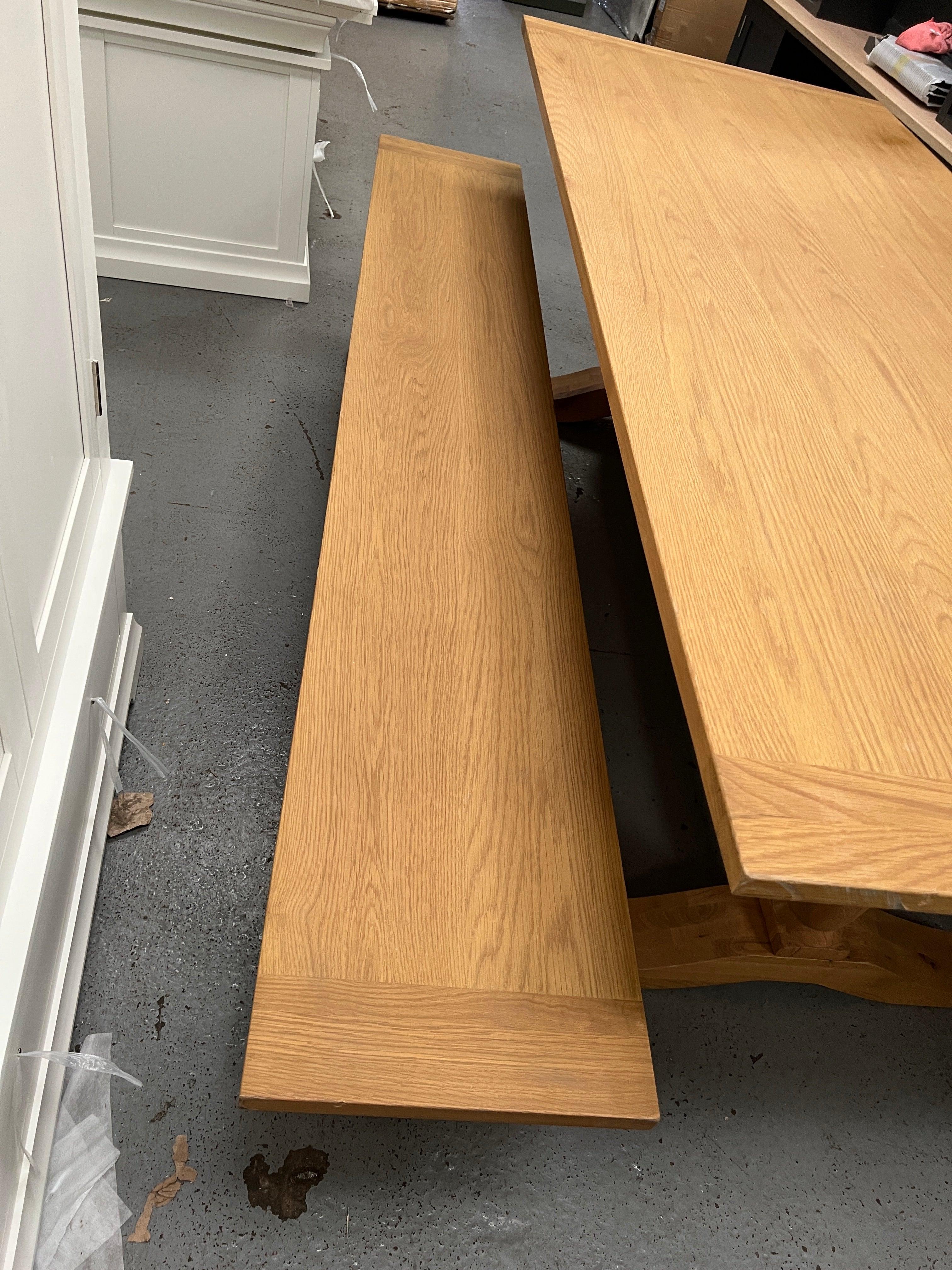 ELKSTONE MELLOW OAK
Elkstone Oak Dining Table and Bench Set Quality Furniture Clearance Ltd