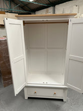 Load image into Gallery viewer, Chester Pure White Double Wardrobe furniture delivered
