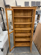 Load image into Gallery viewer, OAKLAND RUSTIC OAK
New Glass Display Cabinet Quality Furniture Clearance Ltd
