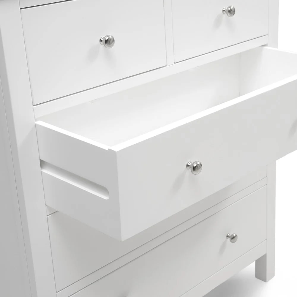 SIMPLY COTSWOLD PURE WHITE
5 Drawer Chest Quality Furniture Clearance Ltd