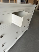 Load image into Gallery viewer, Chantilly Warm White 10 Drawer Chest Quality Furniture Clearance Ltd
