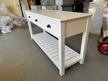 Load image into Gallery viewer, STOW WARM WHITE Extra Large Console Table Quality Furniture Clearance Ltd
