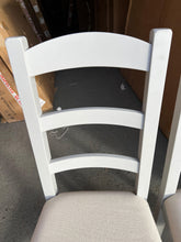 Load image into Gallery viewer, 4 x CHESTER DOVE GREY
Ladderback Dining Chairs Quality Furniture Clearance Ltd
