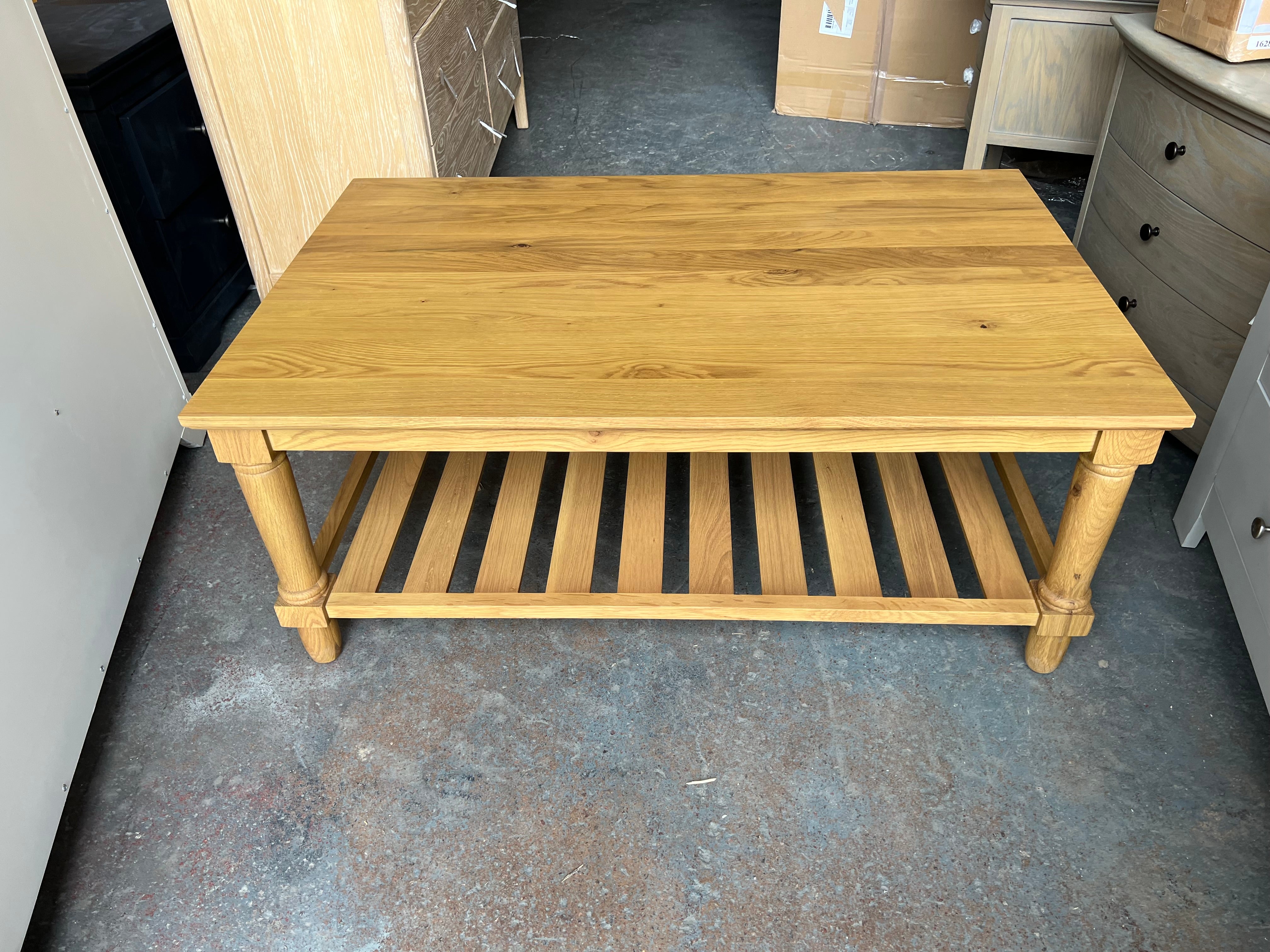 ELKSTONE MELLOW OAK Coffee Table Quality Furniture Clearance Ltd