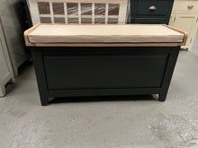 Load image into Gallery viewer, Chester Charcoal Large Shoe Storage Trunk and Bench furniture delivered
