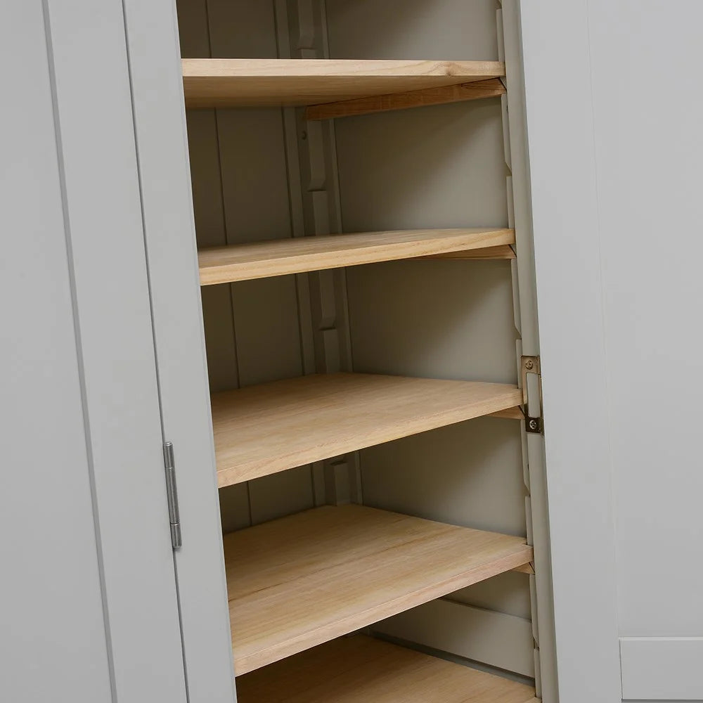 Chester Dove Grey 3 Door Hallway Cloakroom Quality Furniture Clearance Ltd