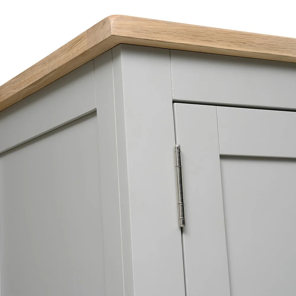 Chester Dove Grey Triple Larder Quality Furniture Clearance Ltd