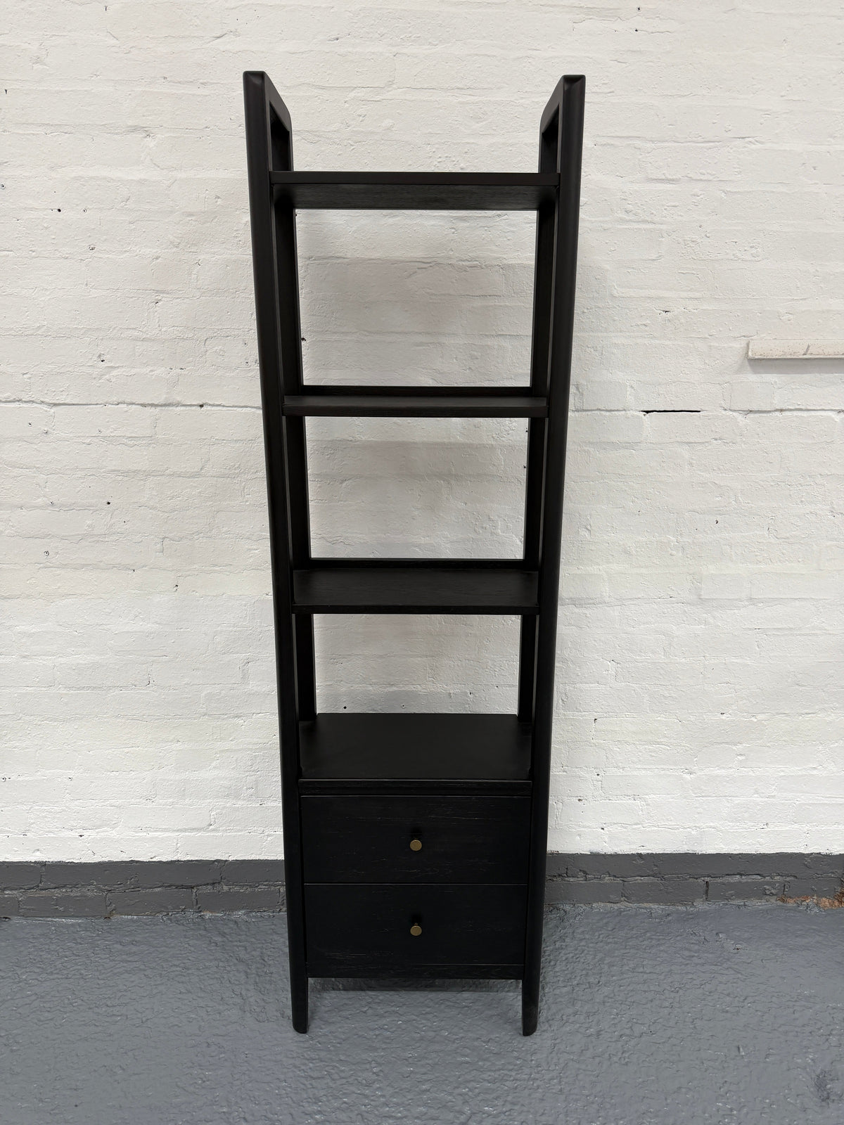 BERKELEY BLACK OAK
Slim Open Bookcase Quality Furniture Clearance Ltd