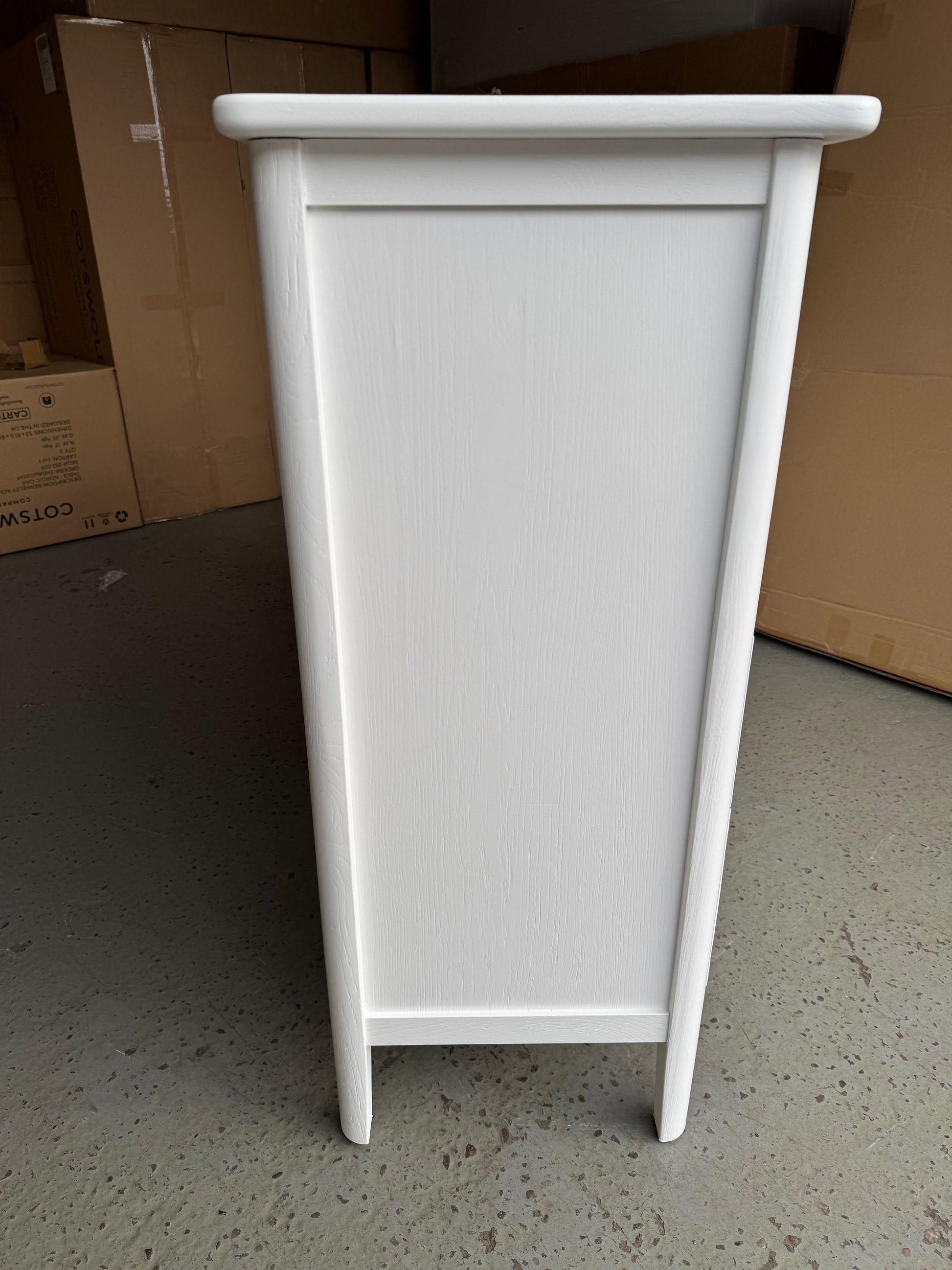 BERKELEY WHITE OAK 10 Drawer Chest Quality Furniture Clearance Ltd