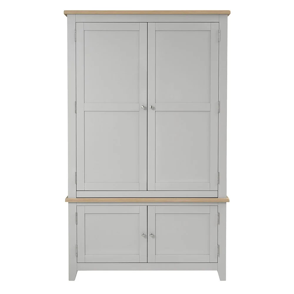 CHESTER DOVE GREY Hideaway Home Office Quality Furniture Clearance Ltd