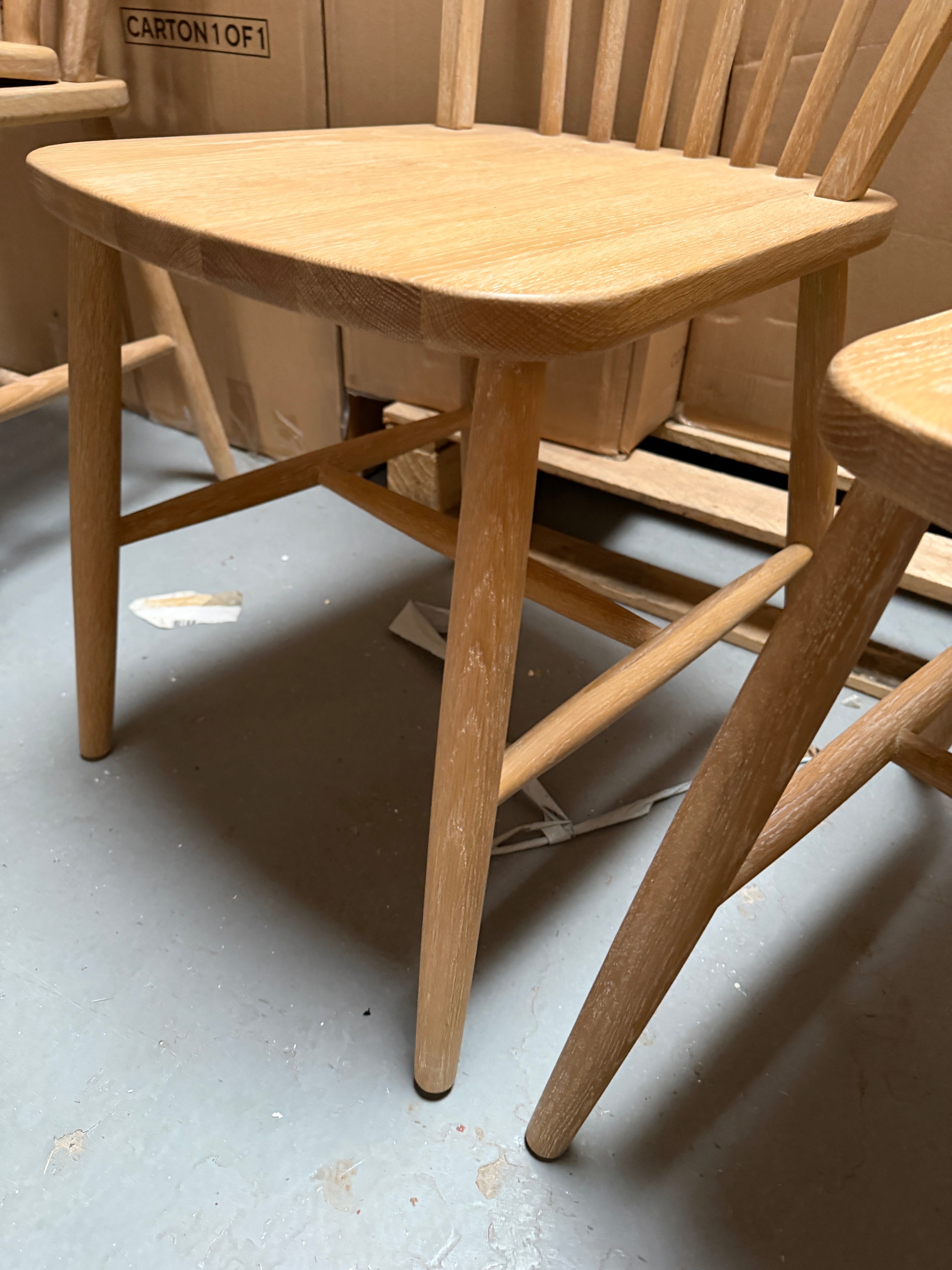 BERKELEY NORDIC OAK
Set of 4 Dining Chairs Quality Furniture Clearance Ltd