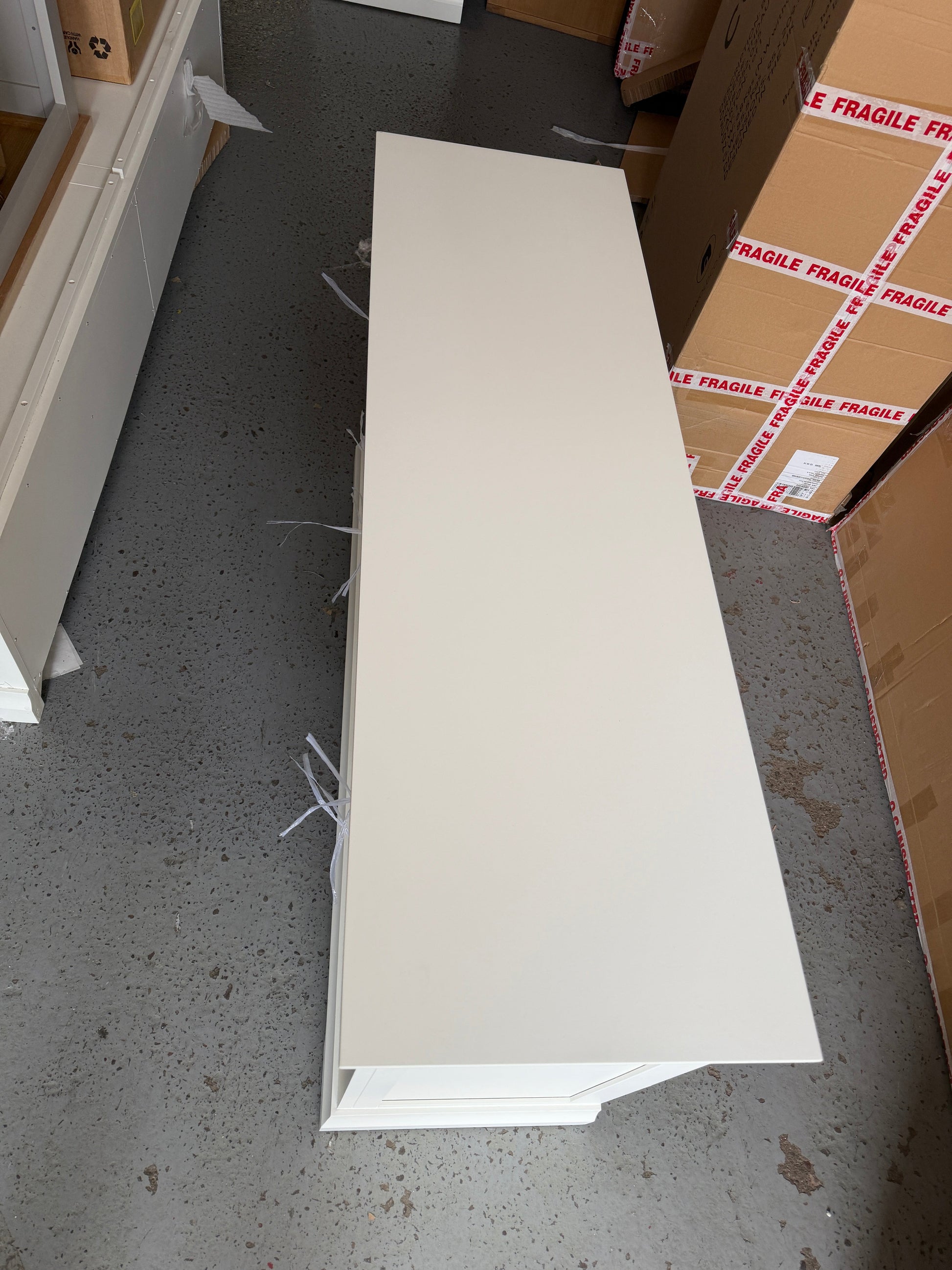 CHANTILLY WARM WHITE
7 Drawer Wide Chest furniture delivered