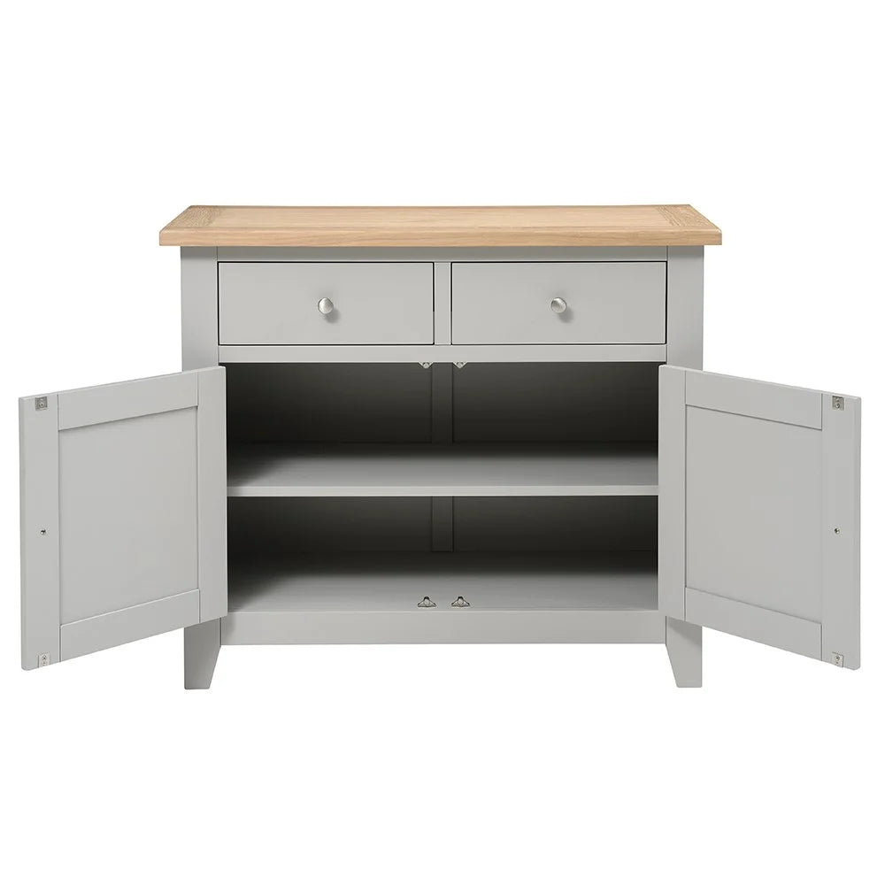 Chester Dove Grey Small Sideboard Quality Furniture Clearance Ltd
