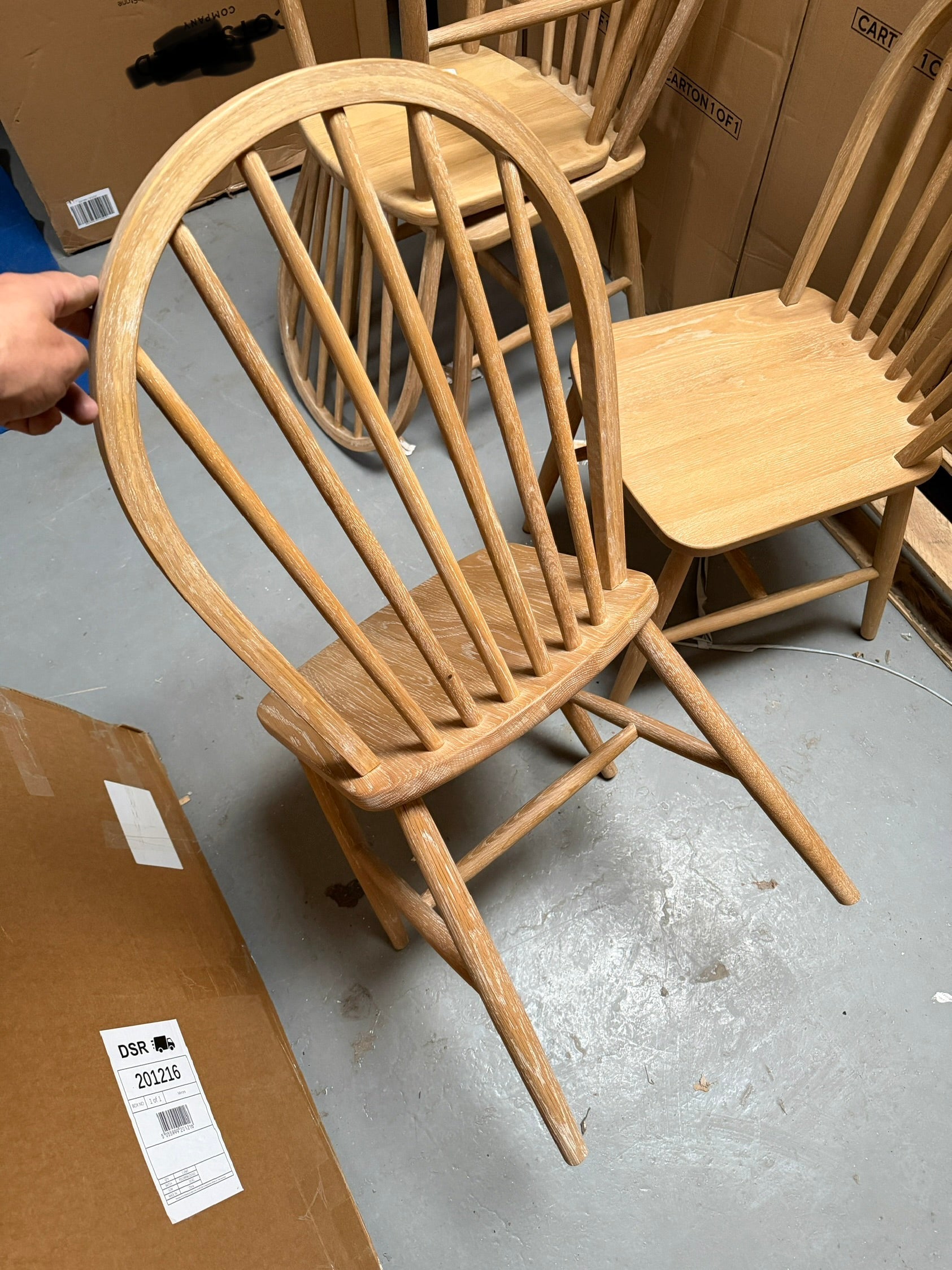 BERKELEY NORDIC OAK
Set of 4 Dining Chairs Quality Furniture Clearance Ltd