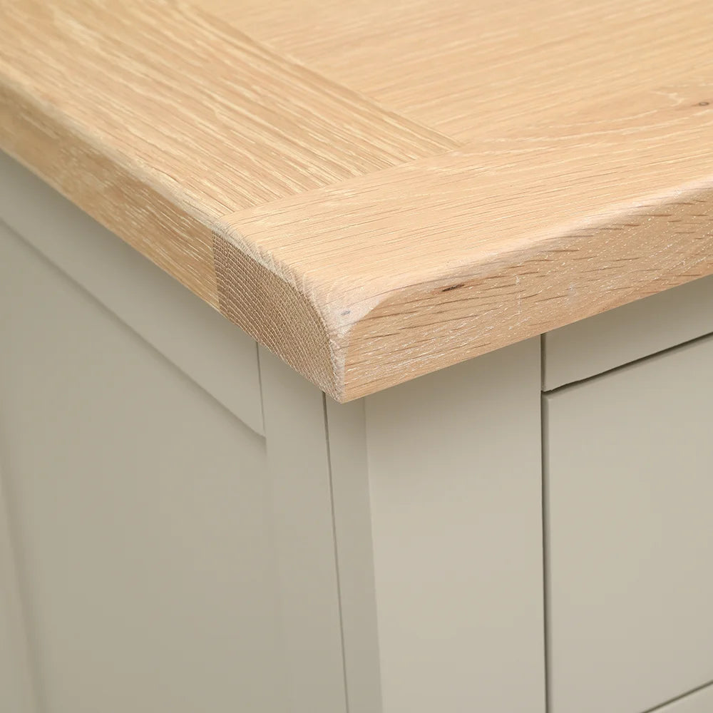 CHESTER LIMESTONE
3 Drawer Bedside Table set of 2 Quality Furniture Clearance Ltd