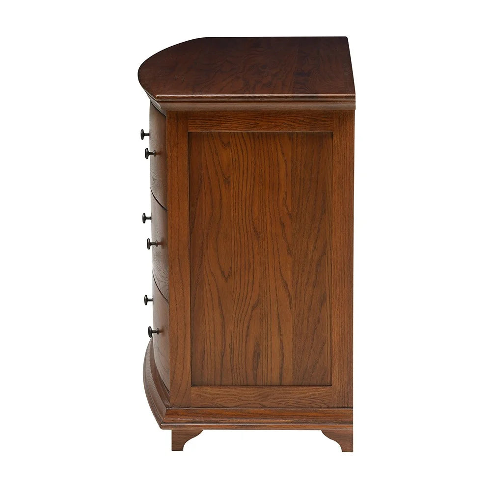 WINCHCOMBE DARK OAK
Low and Wide 6 Drawer Chest Quality Furniture Clearance Ltd