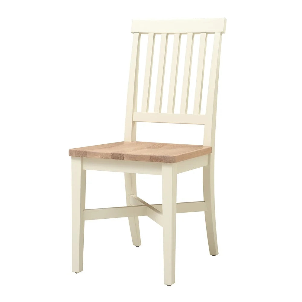 Chester Classic Cream Wooden Seat Dining Chair - set of 2 Quality Furniture Clearance Ltd