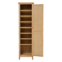 Load image into Gallery viewer, INGLESHAM WHITEWASH OAK Tall Shoe Cupboard Quality Furniture Clearance Ltd
