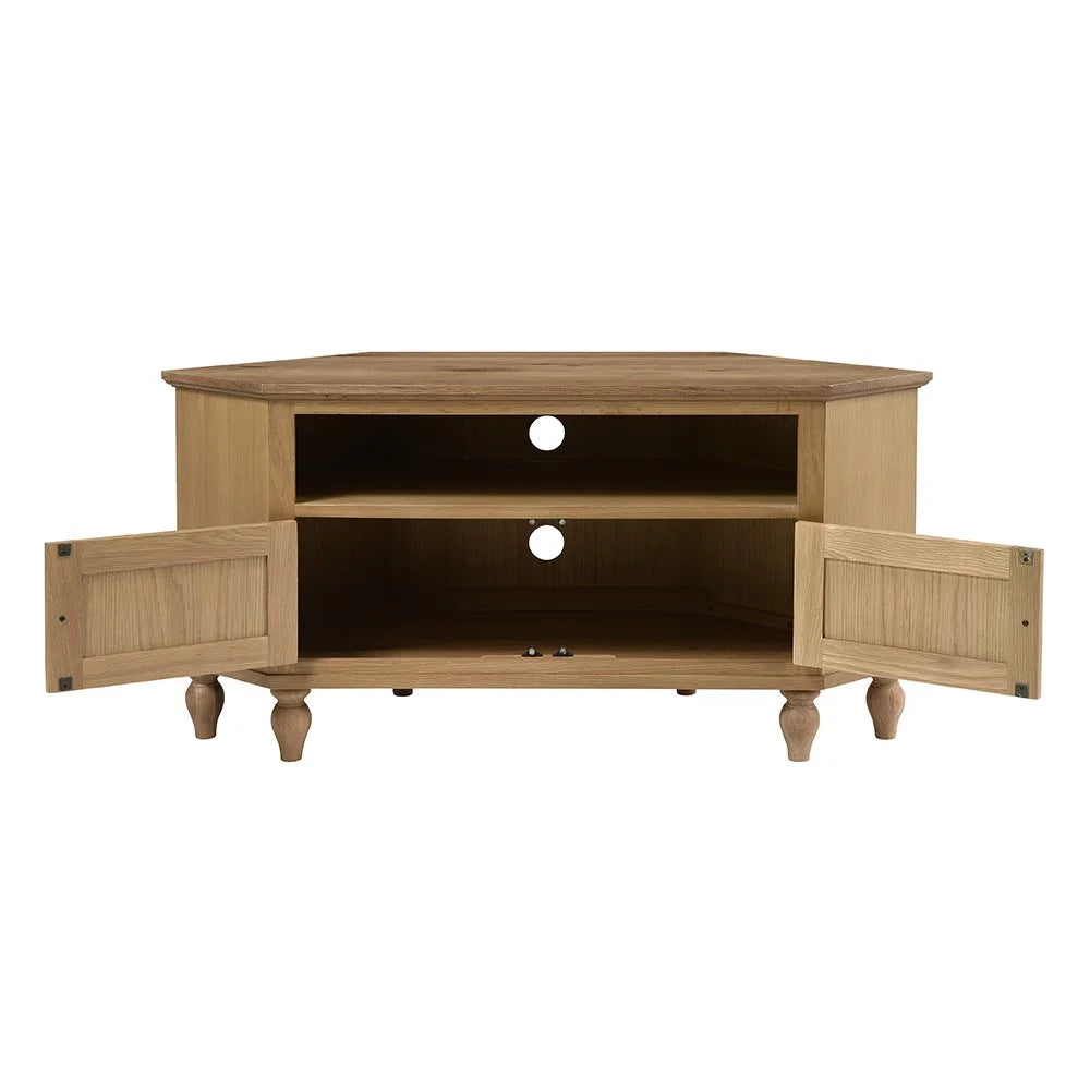 ELKSTONE MELLOW OAK
Large Corner TV Stand Quality Furniture Clearance Ltd