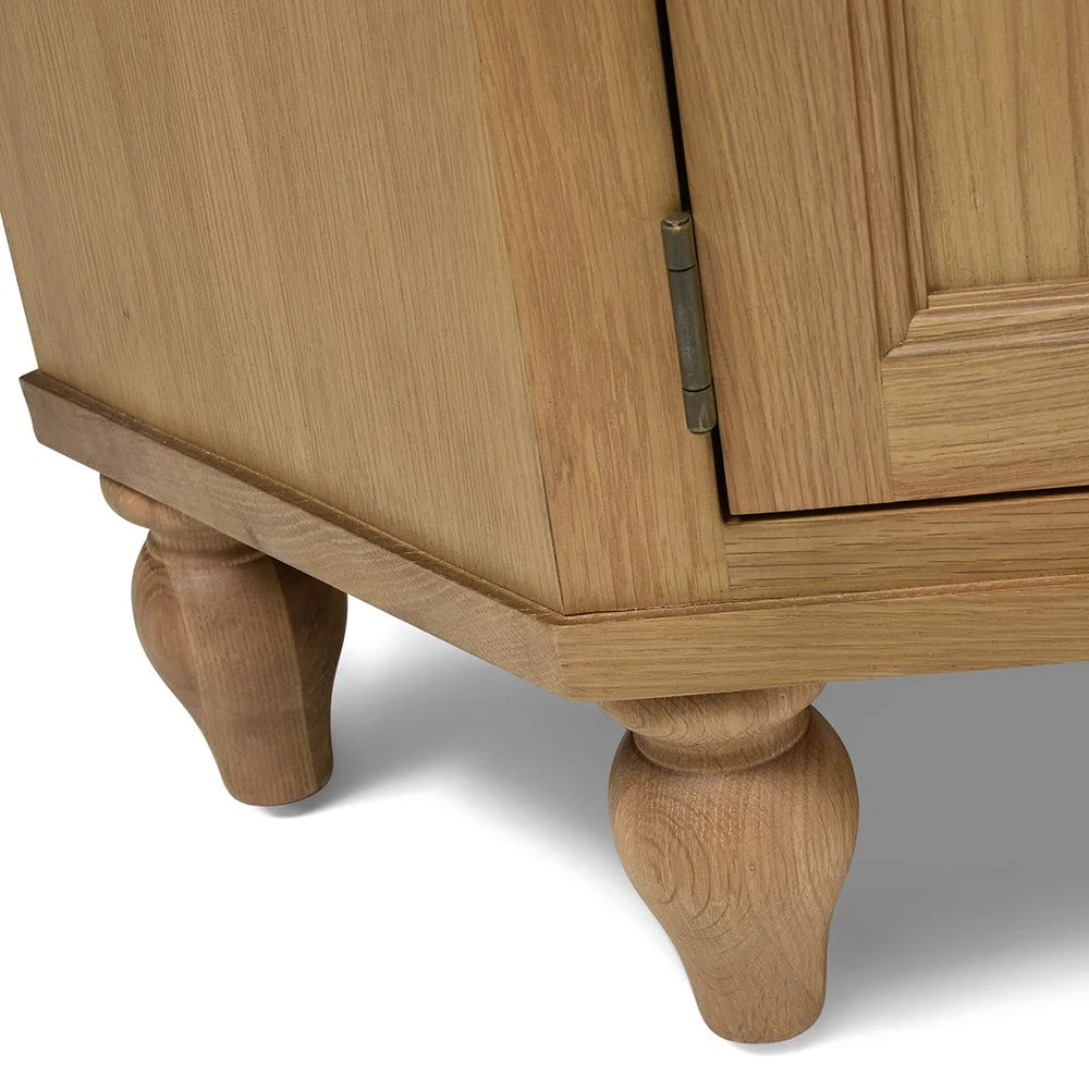 ELKSTONE MELLOW OAK
Large Corner TV Stand Quality Furniture Clearance Ltd