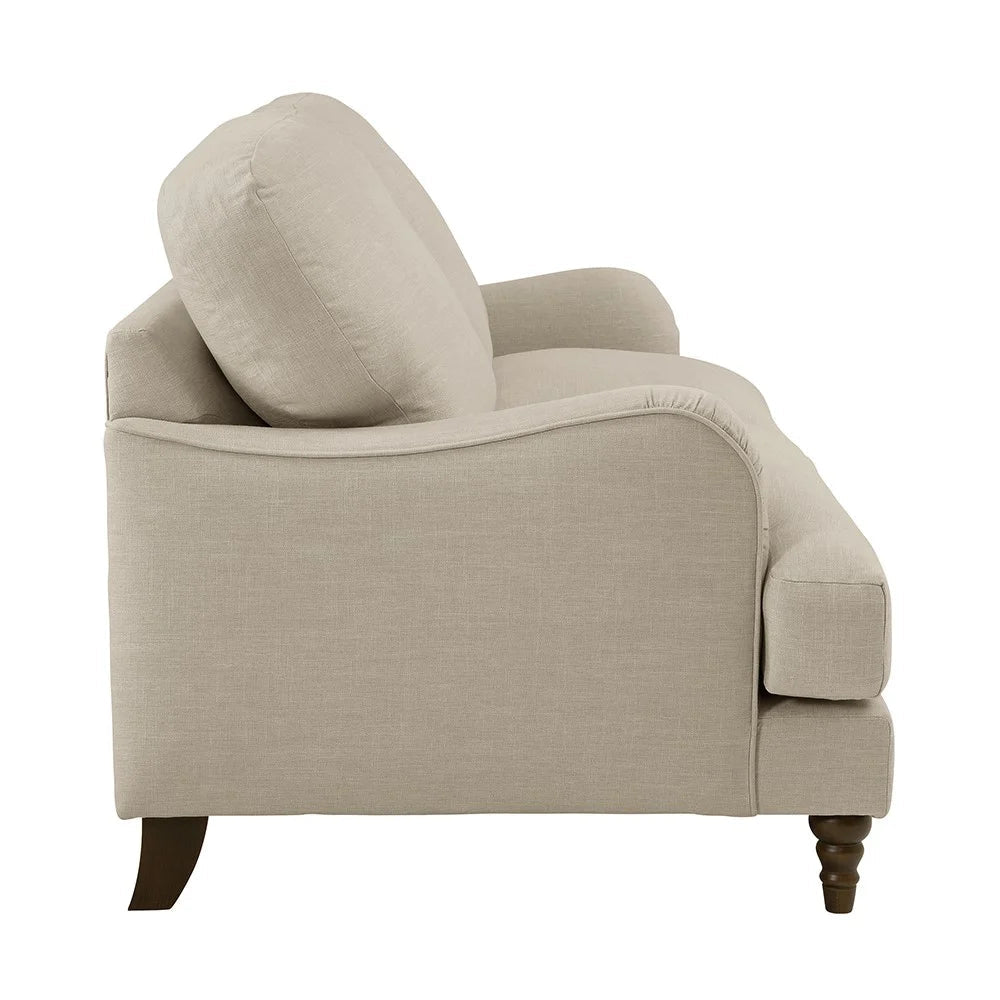 Burton - 3 Seater - Natural - House Linen Mix Quality Furniture Clearance Ltd