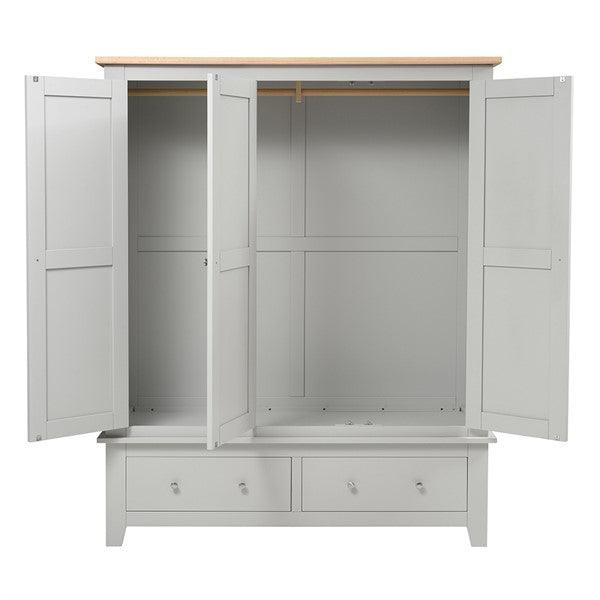 CHESTER DOVE GREY
Triple Wardrobe Quality Furniture Clearance Ltd