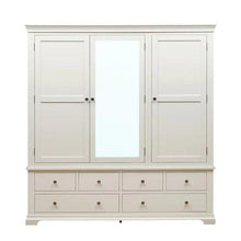 Load image into Gallery viewer, CHANTILLY WARM WHITE
Grand Triple Wardrobe Quality Furniture Clearance Ltd
