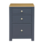 CHALFORD INKY BLUE
3 Drawer Filing Cabinet Quality Furniture Clearance Ltd
