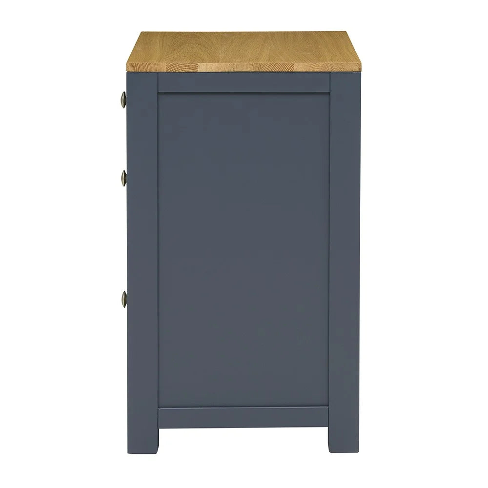 CHALFORD INKY BLUE
3 Drawer Filing Cabinet Quality Furniture Clearance Ltd