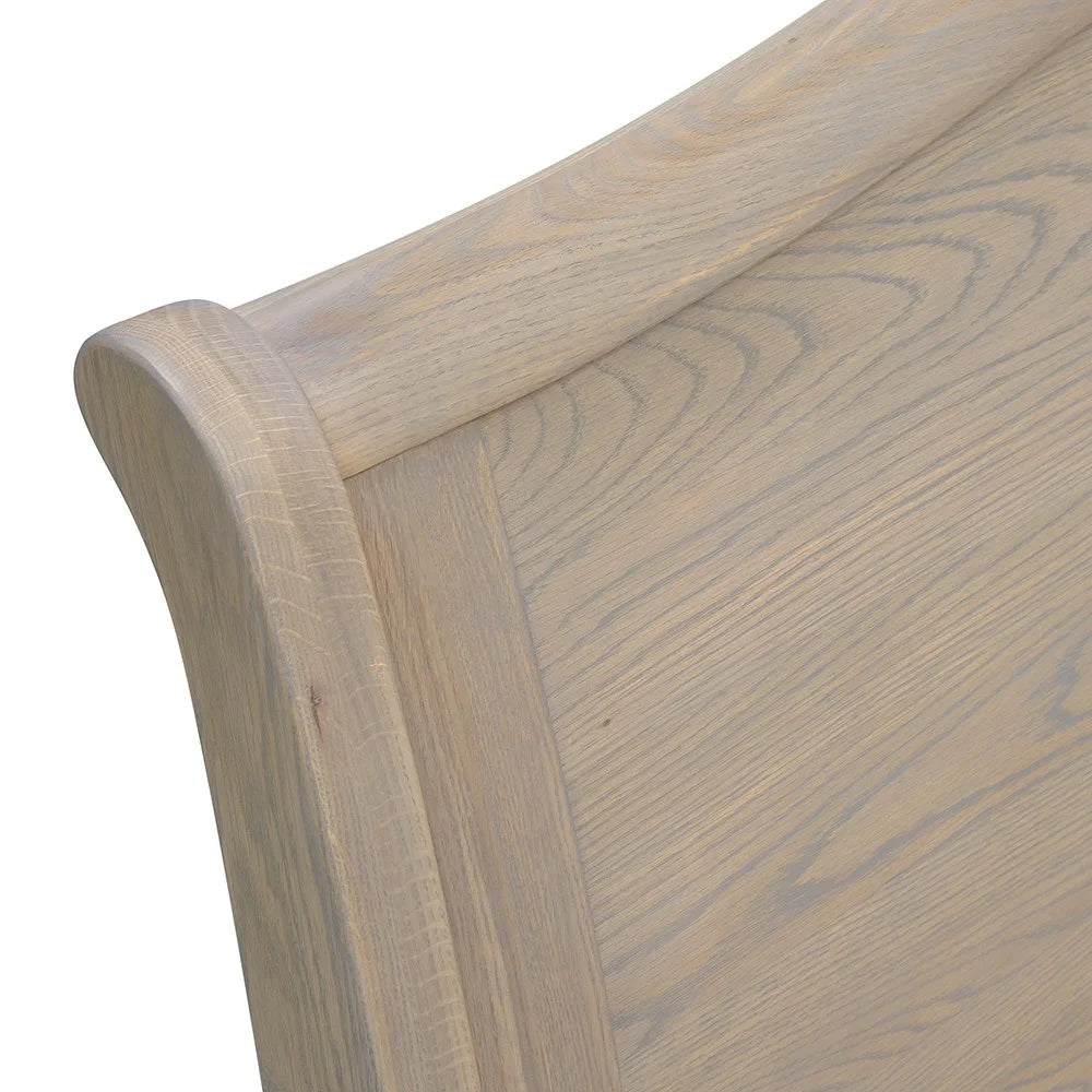 WINCHCOMBE SMOKED OAK Double Sleigh Bed Quality Furniture Clearance Ltd