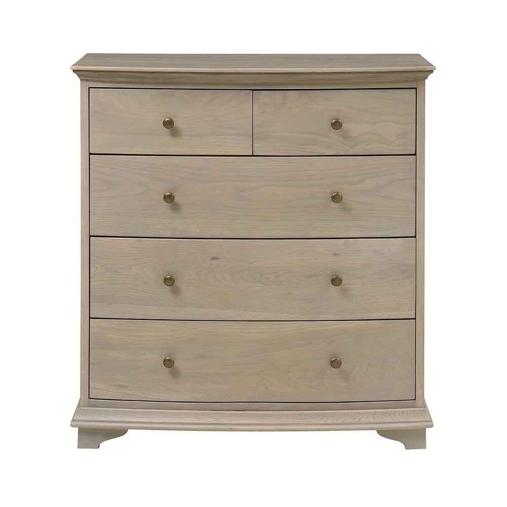 WINCHCOMBE SMOKED OAK
5 Drawer Chest Quality Furniture Clearance Ltd