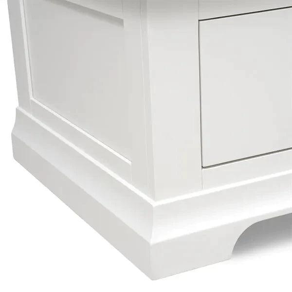 CHANTILLY WARM WHITE Four Door Wardrobe Quality Furniture Clearance Ltd