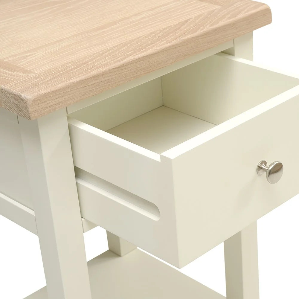 CHESTER CLASSIC CREAM
1 Drawer Bedside Table Quality Furniture Clearance Ltd