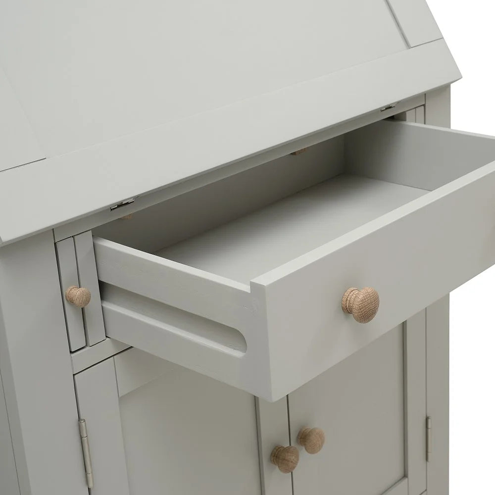 CHESTER DOVE GREY Writing Bureau Quality Furniture Clearance Ltd