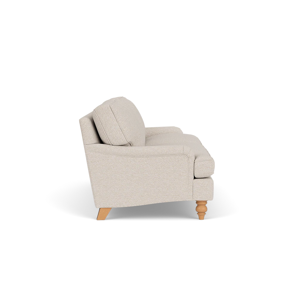 MORRIS 4 Seater - Natural - House Weave Quality Furniture Clearance Ltd