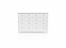 Load image into Gallery viewer, BERKELEY WHITE OAK 10 Drawer Chest Quality Furniture Clearance Ltd
