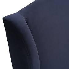 ASCOTT Midnight Velvet Kingsize Upholstered Bed Quality Furniture Clearance Ltd