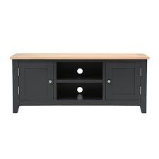CHESTER CHARCOAL Large TV Stand up to 60" Quality Furniture Clearance Ltd