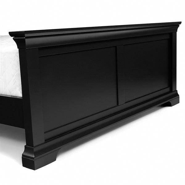 CHANTILLY DUSKY BLACK 4ft 6" Double Bed Quality Furniture Clearance Ltd