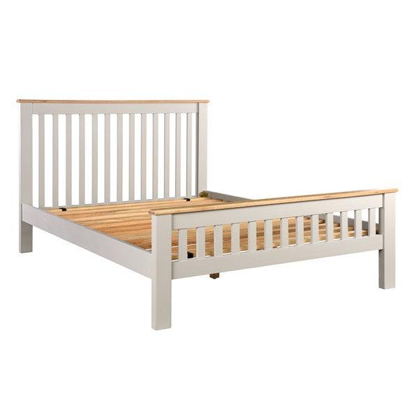 CHESTER DOVE GREY 4ft 6" Double Bed Quality Furniture Clearance Ltd
