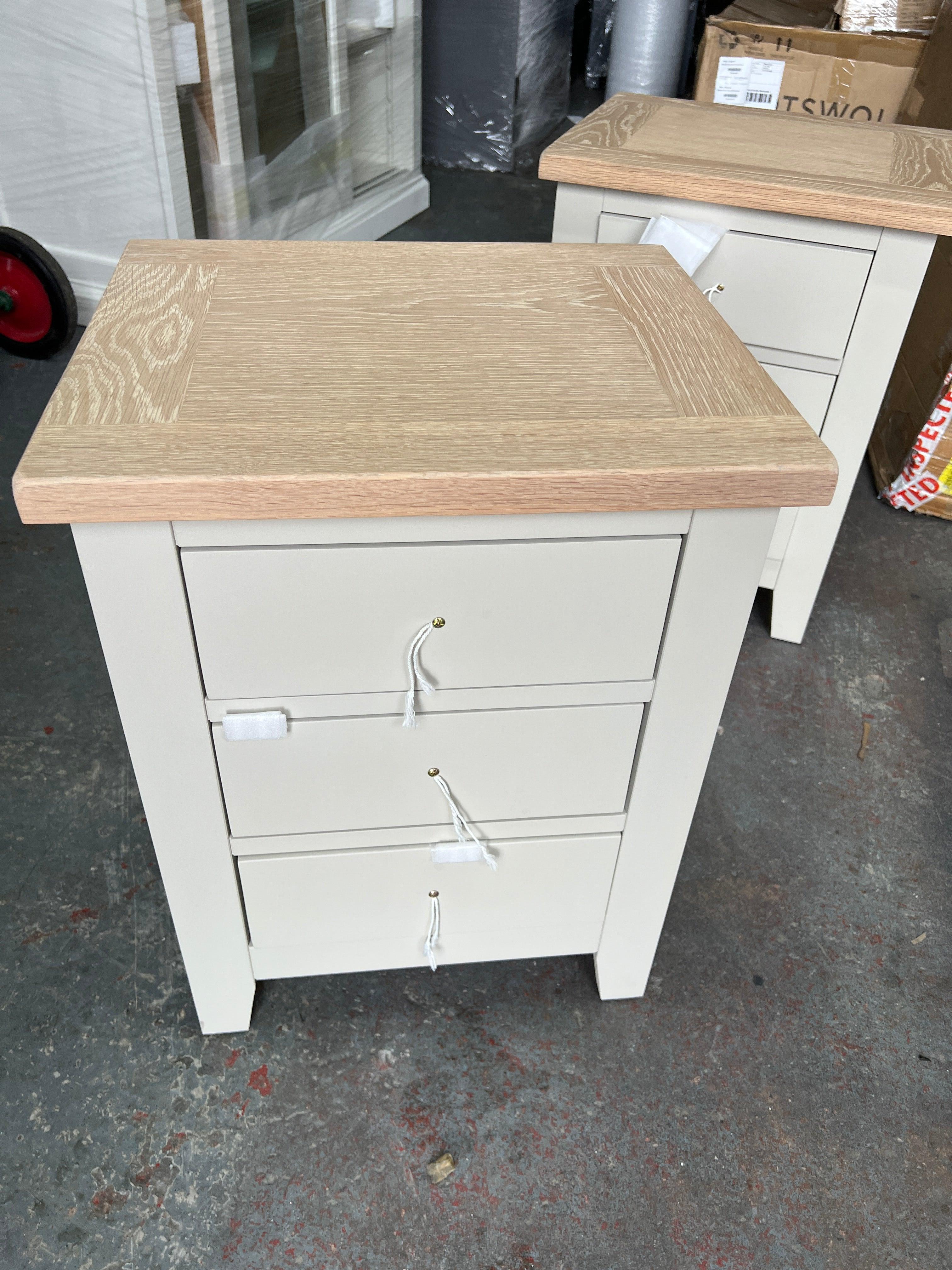 Chester Stone Set of 2 Bedside Tables furniture delivered 